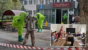 Kayseri Devlet Hastanesi'nde KBRN Tatbikatı Yapıldı