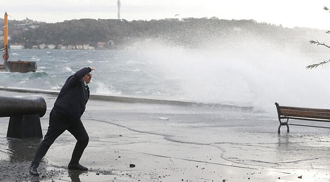 Marmara için 'kuvvetli fırtına' uyarısı