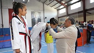Şehit Ali Taşöz Anısına Düzenlenen Minikler Taekwando Şampiyonası Tamamlandı