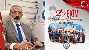 Şube Başkanı Kocaman’dan 29 Ekim Cumhuriyet Bayramı Mesajı