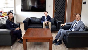 ABD Muavin Konsolos Nelson'dan İl Sağlık Müdürü Erşan'a Ziyaret
