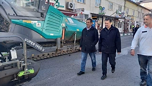Başkan Taşyapan, İlçede Devam Eden Çalışmaları Yerinde İnceledi