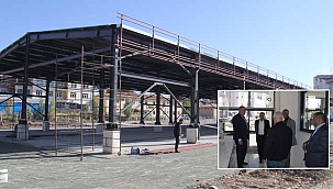 Bünyan’da Çalışmaları Sona Gelen Mini Terminal ve Kapalı Pazar Yerinde İnceleme Yapıldı