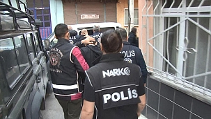 Bursa'da 'Kökünü Kurutma Operasyonu'nda 63 tutuklama