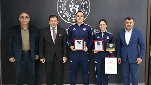 Dünya Şampiyonu Sporcudan İl Müdürü Kabakcı'ya Ziyaret