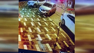 Düzce depreminde 3. kattan atlama anı kamerada