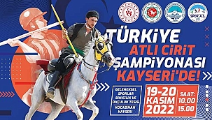 Kayseri’de Atlı Cirit Şampiyonası heyecanı yaşanacak