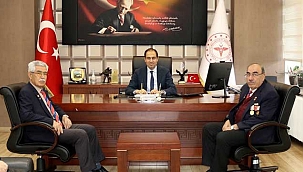 Muharip Gaziler Derneği Başkanı Balcı’dan İl Sağlık Müdürü Erşan’a Ziyaret
