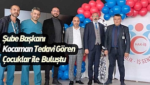 Öz Sağlık-İş Sendikası Lösemili Çocukları Unutmadı