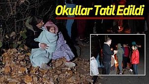 Son Dakika: Düzce'de Okullar Deprem Nedeniyle Tatil Edildi