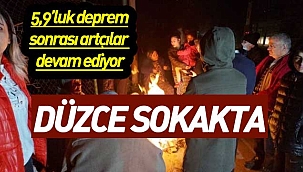 Son Dakika: Düzce'de Vatandaşlar Sokakta!
