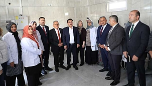 Vali Çiçek’ten Develi’de Yapımı Devam Eden Kadın Kooperatifine Ziyaret