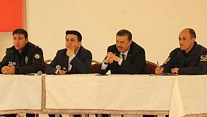 Yeşilhisar’da Muhtarlar Toplantısı Yapıldı