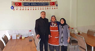 Başkan Baki Bayrak, Sarız Kadın Kooperatifini Ziyaret Etti