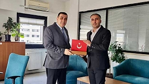 Başkan Bayrak’tan KCETAŞ Yatırım ve Tesis Müdürü Şevket Taş’a Ziyaret