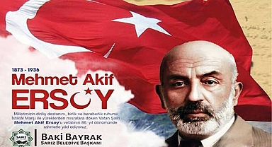 Başkan Bayrak'tan Mehmet Akif Ersoy'un Vefatının 86.Yıl Dönümü Mesajı