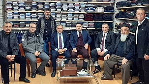 Başkan Cabbar ve Kaymakam Tunç’tan Esnaf Ziyareti