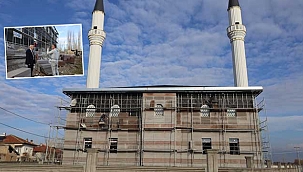 Başkan Öztürk Yerköy'e Yapılan Yeni Camide İncelemelerde Bulundu