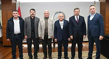 Başkan Taşyapan’dan Büyükşehir Belediye Başkanı Büyükkılıç’a Ziyaret