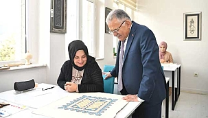 Büyükkılıç, KAYMEK Göz Nuru Tesisleri’nde Kursiyerlerle Buluştu