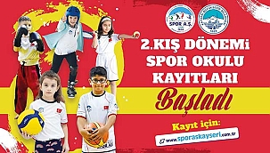 Büyükşehir Spor A.Ş. 2.Kış Dönemi Spor Okulları Kayıtları Başladı