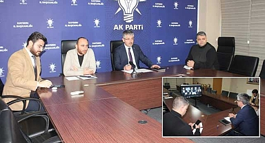 İl Başkanı Çopuroğlu, İlçe Başkanlarıyla Video Konferans Yöntemiyle Görüştü