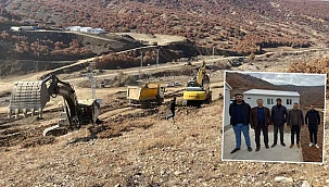 İlçe Başkanı Turan; “Köseler Mahallesi Gölet İnşaatı Başladı”