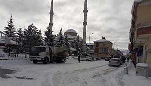 Sarız Belediyesi Karla Mücadeleye Hazır