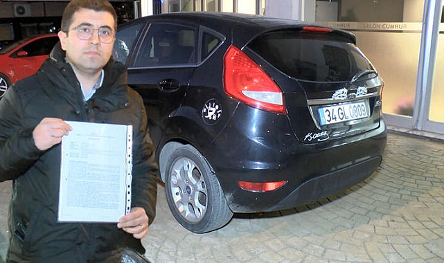 Satmak istediği otomobilini ekspertize götürünce hayatının şokunu yaşadı