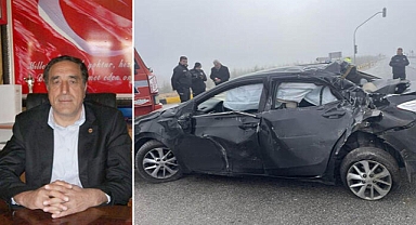 Belediye başkanının makam aracı, kamyonetle çarpıştı 4 yaralı