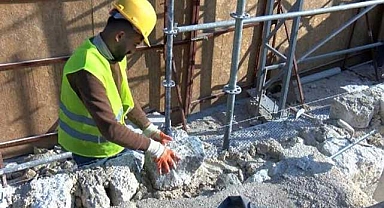 Yangında kullanılamaz hale gelen merkezefendi fırını yeniden inşa ediliyor