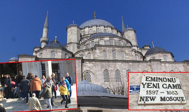 Yeni Camii'ye restorasyon sonrası ziyaretçi akını