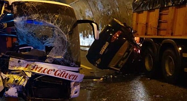 Bolu Dağı Tüneli'nde zincirleme kaza: 1 ölü, 4 yaralı