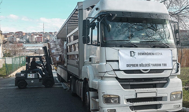Demirören Medya'dan deprem bölgesine yardım