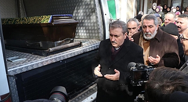 Destici’nin babasının cenazesi, evine getirildi