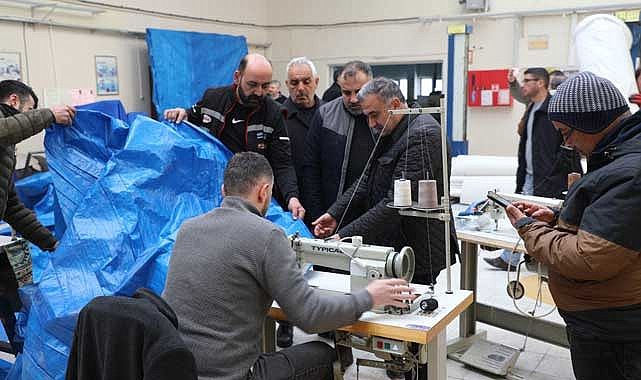 Develi’de Çadır Üretimine Başlandı