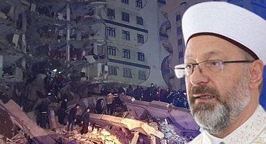 Diyanet İşleri Başkanı Erbaş: Deprem bölgesinde vatandaşlarımız camilerimizde kalabilir