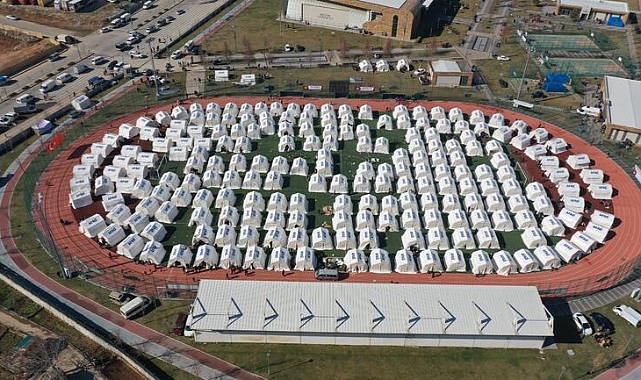 Gaziantep'te 80 bin kişilik çadır ve konteyner kentler