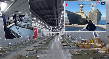 Savaş gemileri Bayraktar ve Sancaktar hastaneye dönüştürüldü