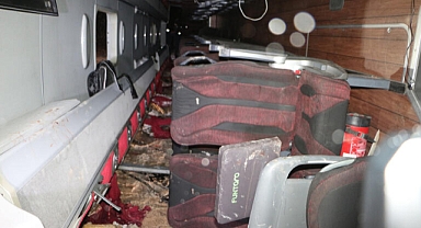 Yolcu otobüsü devrildi: 1 ölü, 15 yaralı