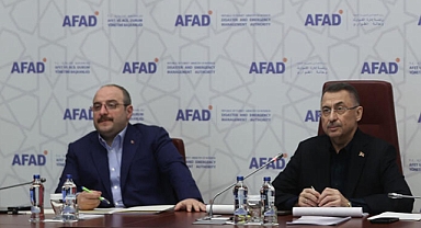 AFAD'da deprem bölgesindeki çalışmalara ilişkin koordinasyon toplantısı