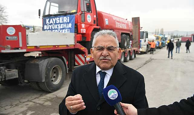 Başkan Büyükkılıç, Sel Bölgesine Destek İçin 11 Aracı Daha Uğurladı