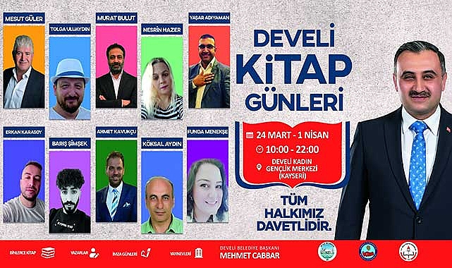 Başkan Cabbar’dan Develi Kitap Günlerine Davet