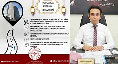 Nimet Bayraktar Diş Hastanesinden Ramazan’da Da Kesintisiz Hizmet