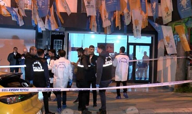 AK Parti'nin Bahçelievler'deki seçim bürolarının önünde duyulan silah sesleri polisi harekete geçirdi