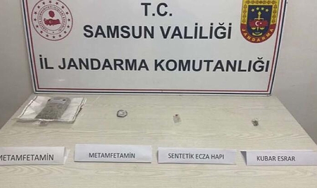 Bagajdaki stepnenin altında 534 gram metamfetamin ele geçirildi