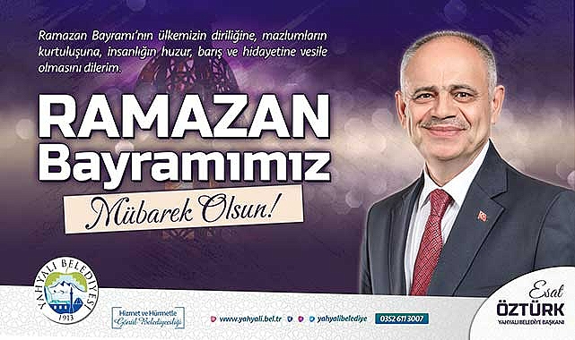 Başkan Esat Öztürk’ten Ramazan Bayramı Kutlama Mesajı