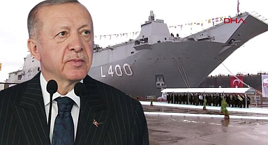 Cumhurbaşkanı Erdoğan: TCG Anadolu dünyanın ilk SİHA gemisidir