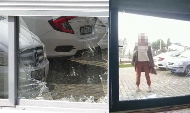 Kadıköy'de dernek binasının camlarını kıran kadın gözaltına alındı