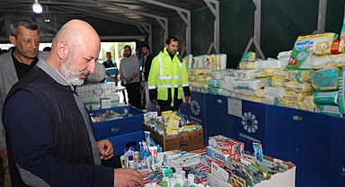 Kocasinan’ın Sosyal Market’i, ‘Kardeş Belediye’ Türkoğlu’nda